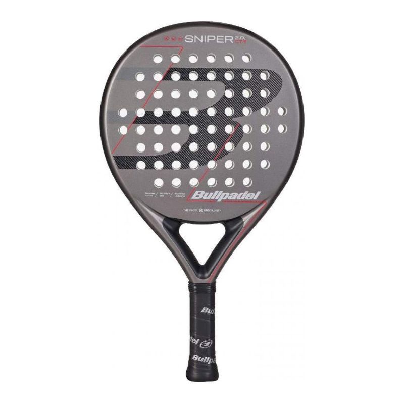 Bullpadel - Sniper 2.0 Control Dark Grey - 2025